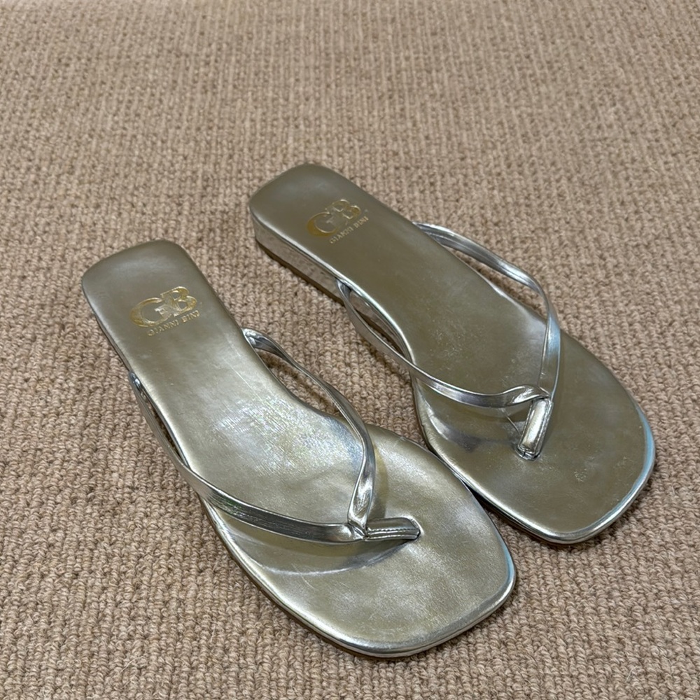 Gianni Bini Women's Silver Sandals